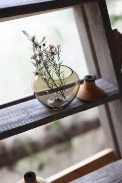 Utopia & Utility Apple stacking vessel, 16 x 12 cm, smoke