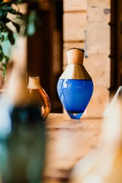 Utopia & Utility Matisse I stacking vessel, 23 x 9 cm, blue