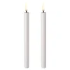 Uyuni Lighting LED mini taper candle  2 pcs, 1,3 x 12 cm, nordic white