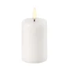 Uyuni Lighting LED pillar candle, 5 x 7,5 cm, nordic white