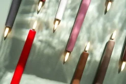 Uyuni Lighting LED taper candle, 25 cm, 2 pcs, vanilla