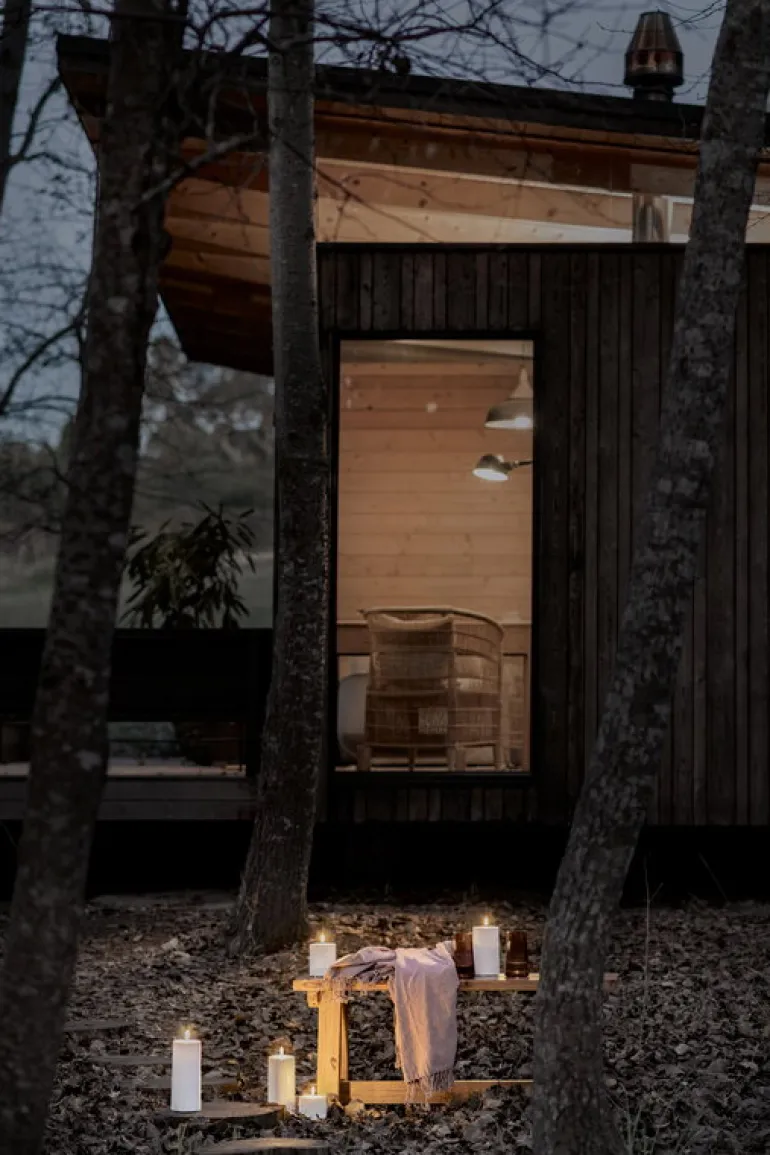 Uyuni Lighting Outdoor LED pillar candle, 8,4 x 20 cm, white