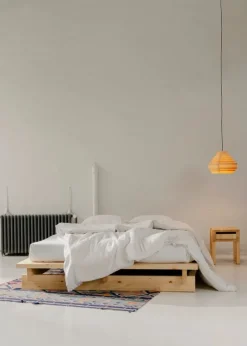 Vaarnii 017 Aamu bed frame, 180 cm, pine