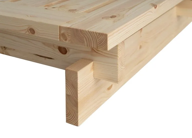 Vaarnii 017 Aamu bed frame, 160 cm, pine