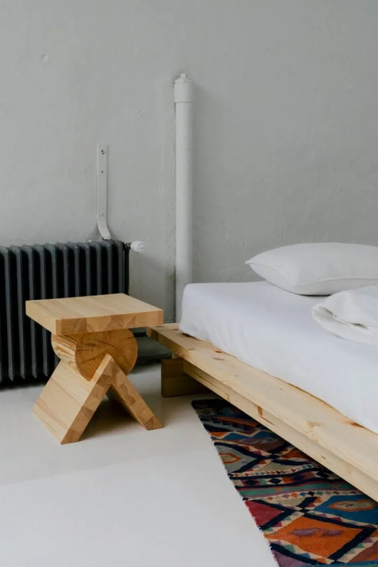 Vaarnii 017 Aamu bed frame, 160 cm, pine