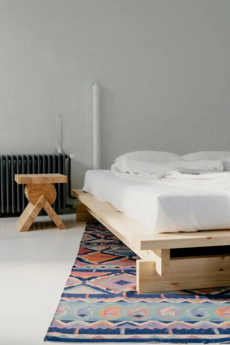 Vaarnii 017 Aamu bed frame, 160 cm, pine