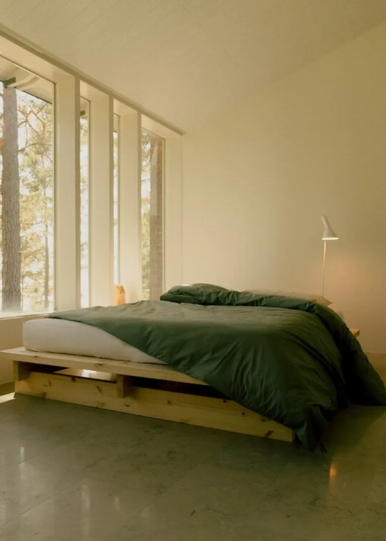 Vaarnii 017 Aamu bed frame, 160 cm, pine