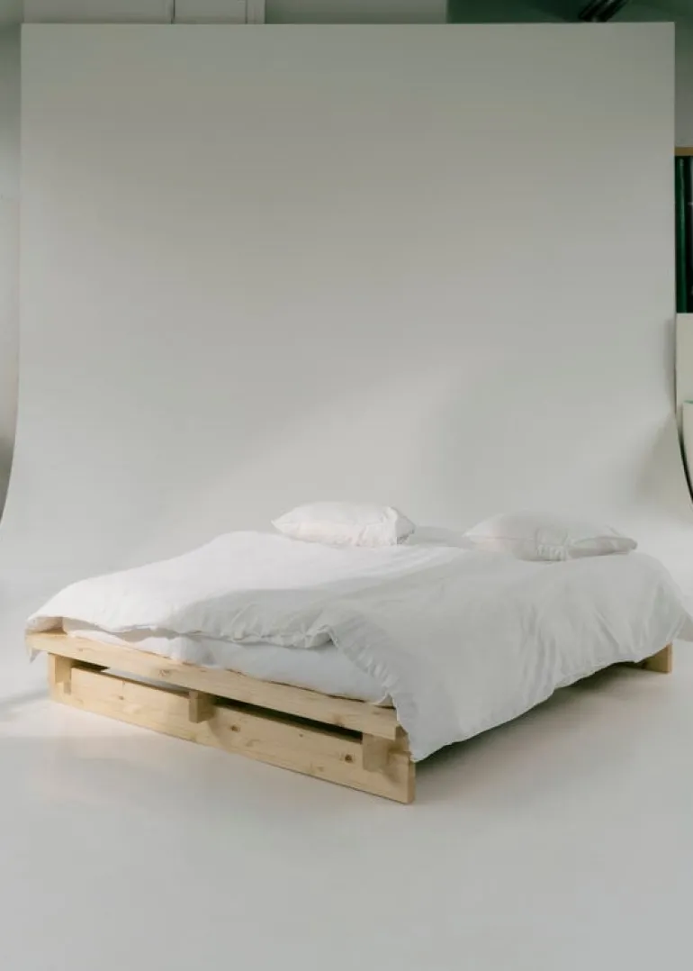 Vaarnii 017 Aamu bed frame, 160 cm, pine