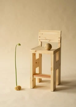 Vaarnii 001 bar stool, 76 cm, pine