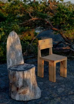 Vaarnii 001 dining chair, pine