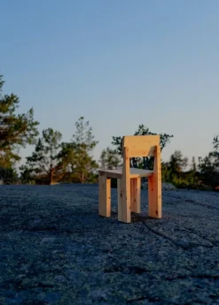 Vaarnii 001 dining chair, pine