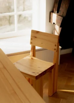 Vaarnii 001 dining chair, pine