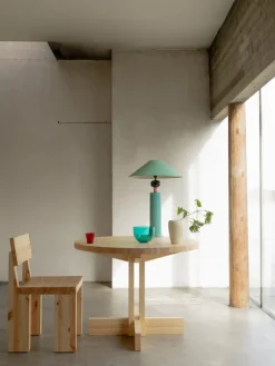 Vaarnii 001 dining table, round, pine