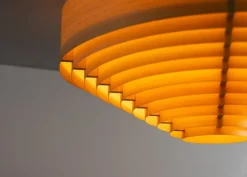 Vaarnii 1005 Hans ceiling lamp, 55 cm, pine