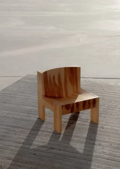 Vaarnii 005 lounge chair, pine