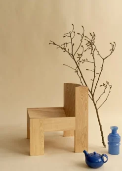 Vaarnii 005 lounge chair, pine