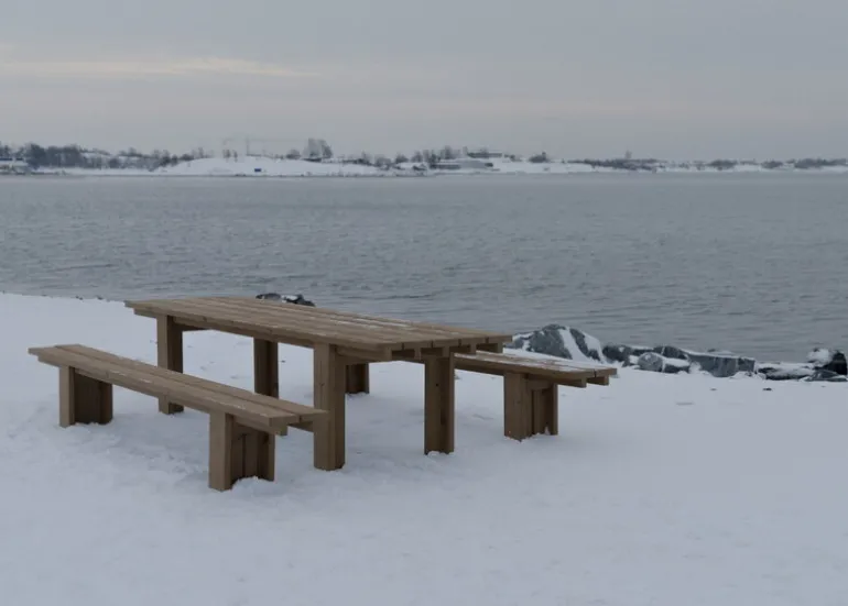 Vaarnii 013 Osa outdoor bench, 270 cm, pine