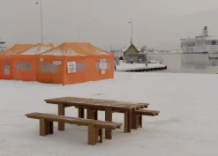 Vaarnii 013 Osa outdoor bench, 270 cm, pine