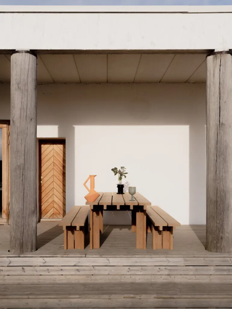 Vaarnii 013 Osa outdoor bench, 270 cm, pine