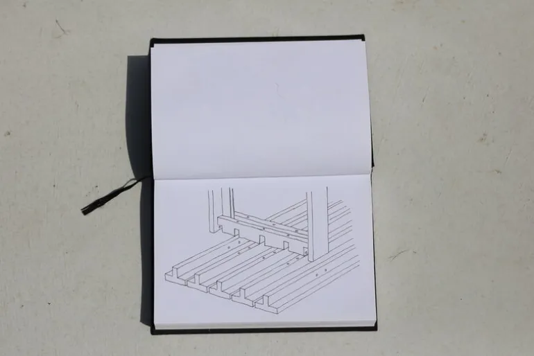 Vaarnii 013 Osa outdoor bench, 270 cm, pine