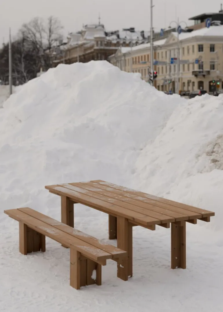 Vaarnii 013 Osa outdoor bench, 270 cm, pine