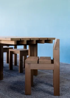 Vaarnii 013 Osa outdoor dining chair, pine