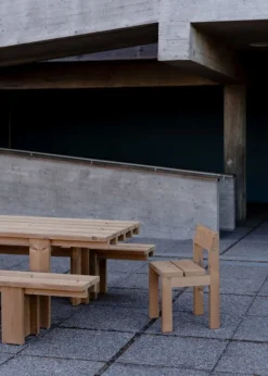 Vaarnii 013 Osa outdoor dining chair, pine