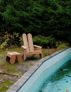 Vaarnii 015 Peace outdoor foot stool, pine