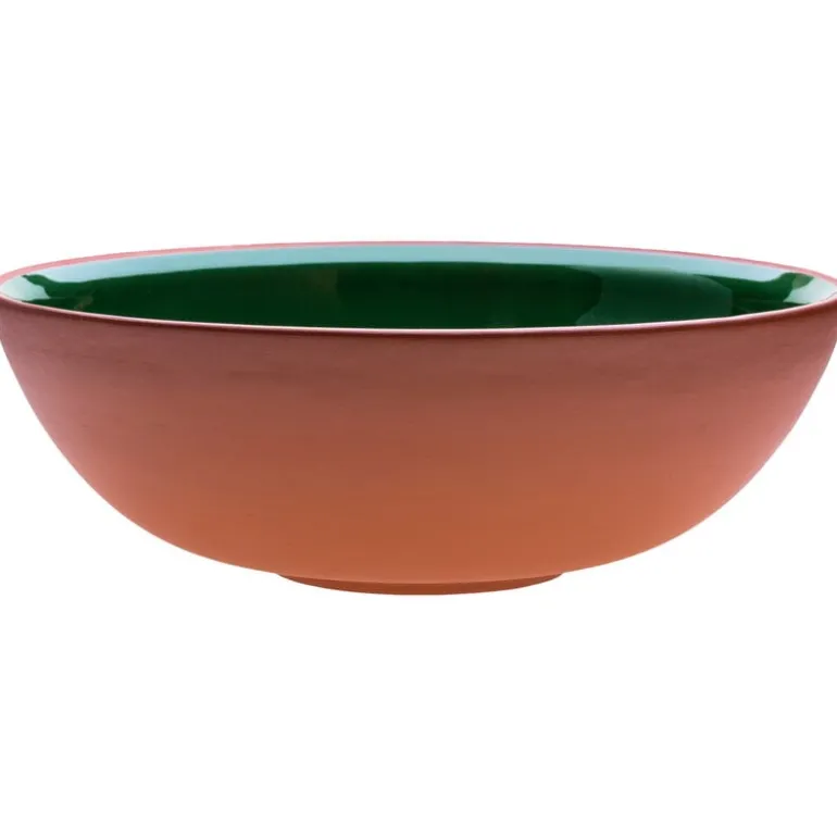 Vaidava Ceramics Earth bowl 3 L, moss green