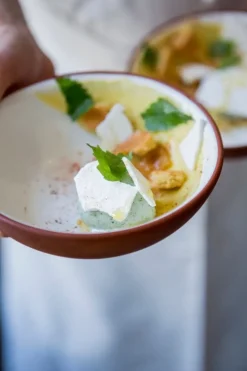 Vaidava Ceramics Earth bowl 1 L, white