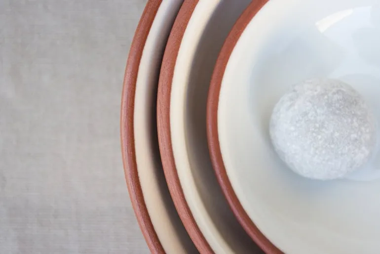 Vaidava Ceramics Earth bowl 1 L, white