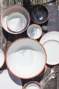 Vaidava Ceramics Earth bowl 1 L, white