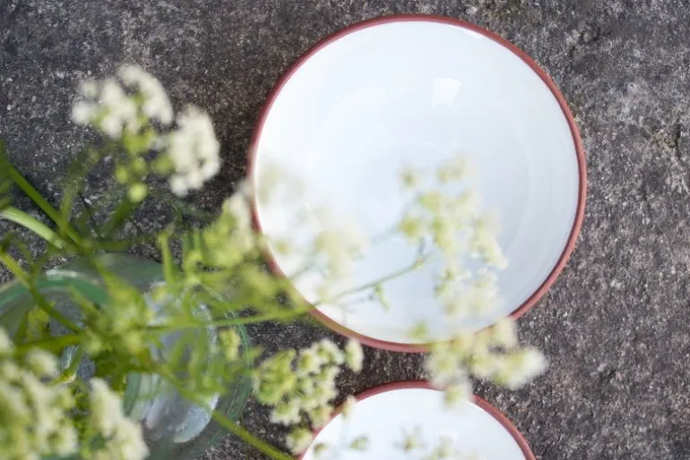 Vaidava Ceramics Earth bowl 1 L, white