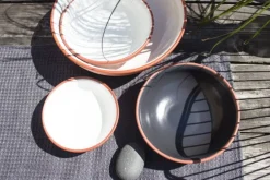 Vaidava Ceramics Earth bowl 1 L, white