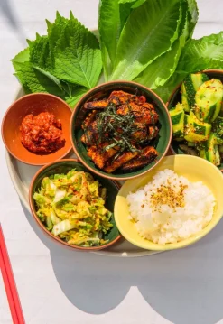 Vaidava Ceramics Earth bowl 0,2 L, set of 3 + tray, moss green