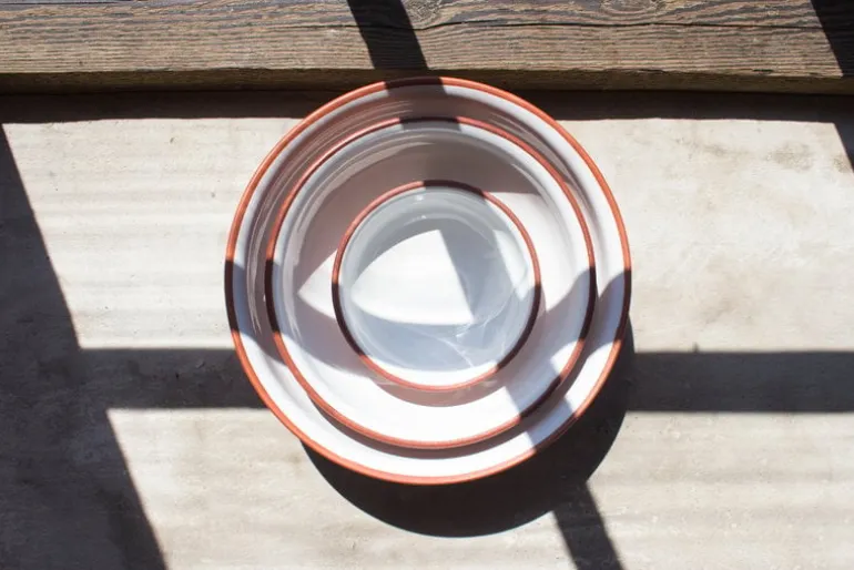 Vaidava Ceramics Earth bowl 0,6 L, white