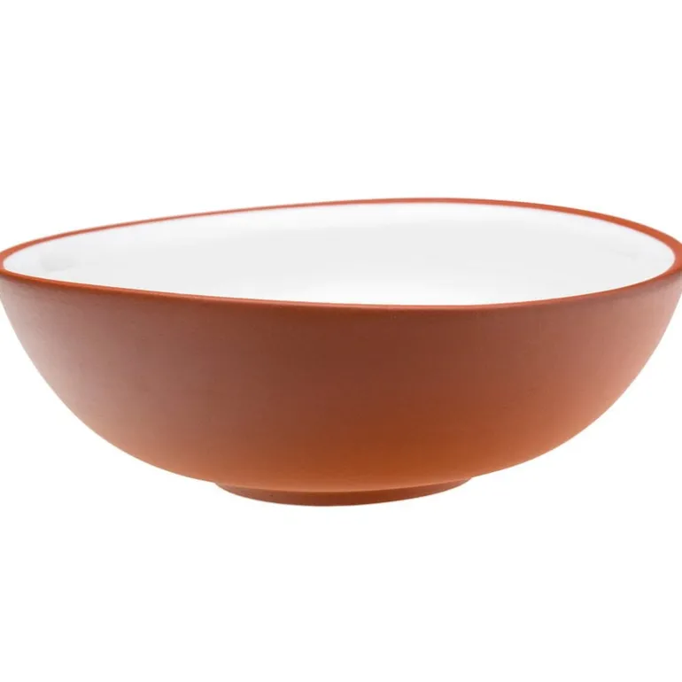 Vaidava Ceramics Earth bowl 2 L, curved, white