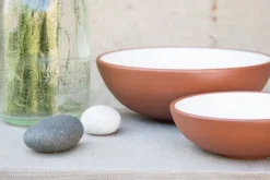 Vaidava Ceramics Earth bowl 2 L, white