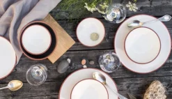 Vaidava Ceramics Earth dinner plate 26,5 cm, white