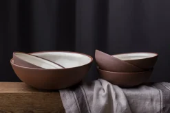 Vaidava Ceramics Earth Raw bowl, 0,6 L, brown - beige