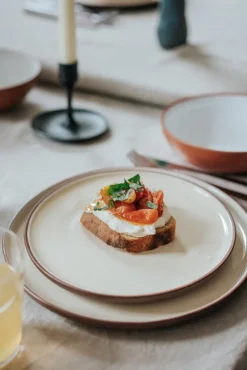 Vaidava Ceramics Earth Raw bowl, 0,6 L, brown - beige