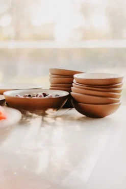 Vaidava Ceramics Earth Raw bowl, 0,6 L, brown - beige