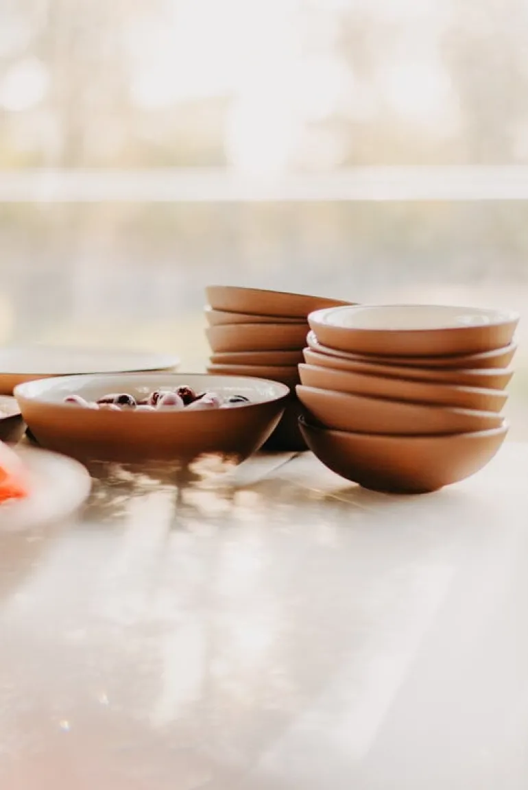 Vaidava Ceramics Earth Raw bowl, 0,6 L, brown - beige