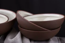 Vaidava Ceramics Earth Raw bowl, 0,6 L, brown - beige