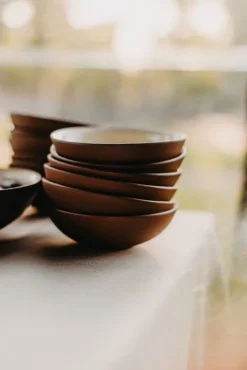 Vaidava Ceramics Earth Raw bowl, 0,6 L, brown - beige