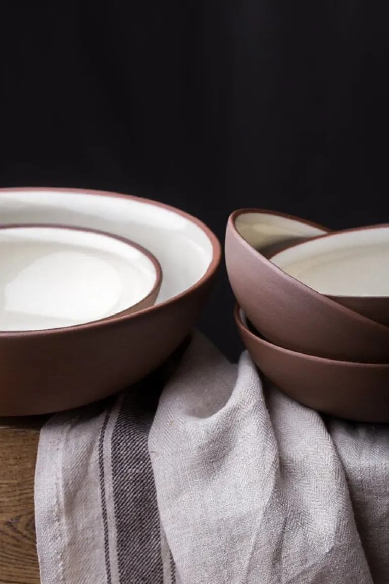 Vaidava Ceramics Earth Raw bowl, 0,6 L, brown - beige