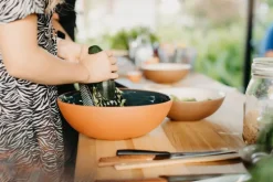 Vaidava Ceramics Earth Raw bowl, 2 L, brown - beige