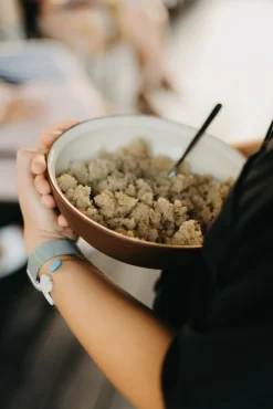 Vaidava Ceramics Earth Raw bowl, 2 L, brown - beige