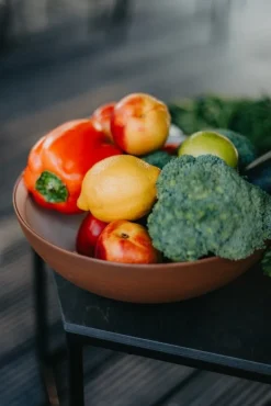 Vaidava Ceramics Earth Raw bowl, 2 L, brown - beige