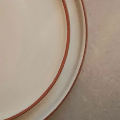 Vaidava Ceramics Earth Raw plate, 22 cm, brown - beige